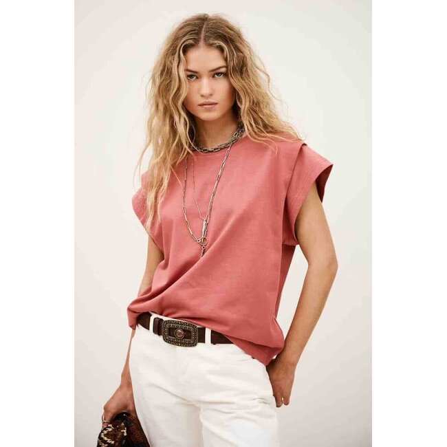 Ba&sh T-SHIRT PIO BLUSH