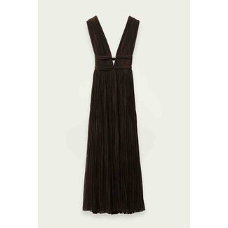 Ba&sh ROBE TANIA CHOCOLAT