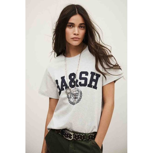 Ba&sh T-SHIRT IONI GRISCHINE