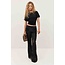 Ba&sh T-SHIRT BLANCA NOIR