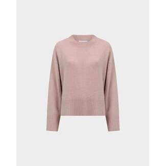 KNIT-TED WOLF PULLOVER VINTAGE ROSE
