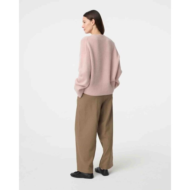 KNIT-TED WOLF PULLOVER VINTAGE ROSE