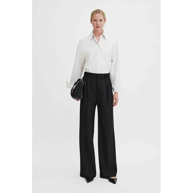 FILIPPA K DARCEY WOOL TROUSERS BLACK