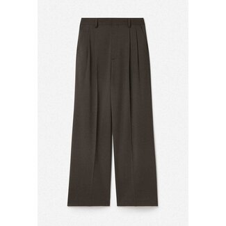 FILIPPA K DARCEY WOOL TROUSERS WALNUT BROWN