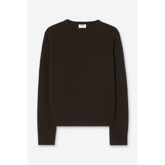 FILIPPA K SOFT WOOL CREWNECK SWEATER DARK CHOC.