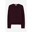 FILIPPA K SOFT WOOL CREWNECK SWEATER DARK BURG.