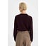 FILIPPA K SOFT WOOL CREWNECK SWEATER DARK BURG.