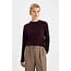FILIPPA K SOFT WOOL CREWNECK SWEATER DARK BURG.