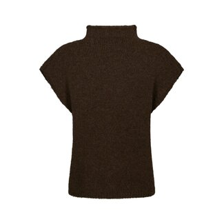 Neo Noir JONA KNIT TOP BROWN MELANGE