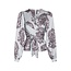 Neo Noir RISTA DECO DROP BLOUSE LIGHT BLUE