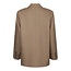 Neo Noir GABY PINSTRIPE BLAZER TAUPE