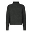 Neo Noir PAULINA KNIT BLOUSE ANTRACITE