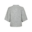 Neo Noir BENUTA FLUFFY KNIT CARDIGAN GREY MEL