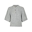Neo Noir BENUTA FLUFFY KNIT CARDIGAN GREY MEL