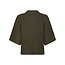 Neo Noir BENUTA FLUFFY KNIT CARDIGAN ARMY
