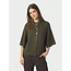 Neo Noir BENUTA FLUFFY KNIT CARDIGAN ARMY