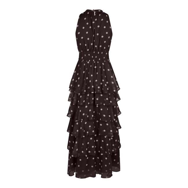 Neo Noir MARLI BIG DOT DRESS BROWN