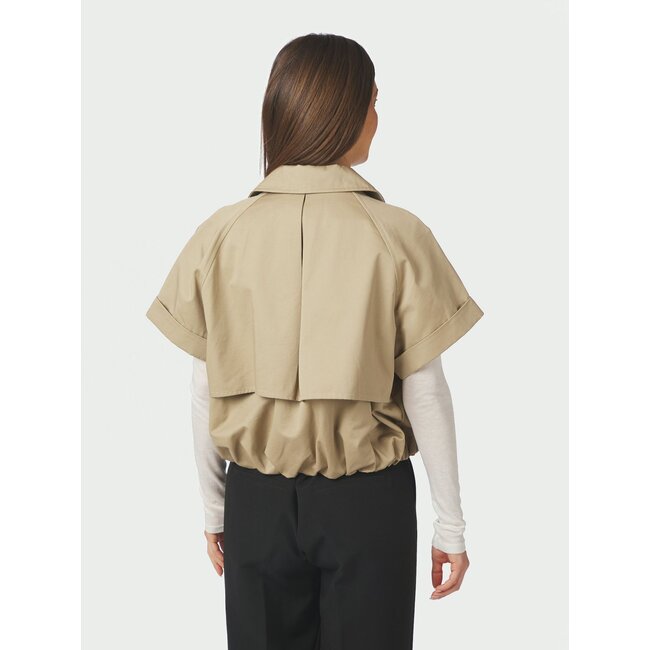 Neo Noir LISHA TRENCH VEST TAUPE