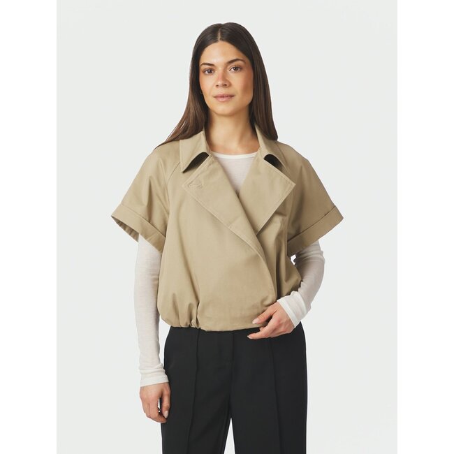 Neo Noir LISHA TRENCH VEST TAUPE