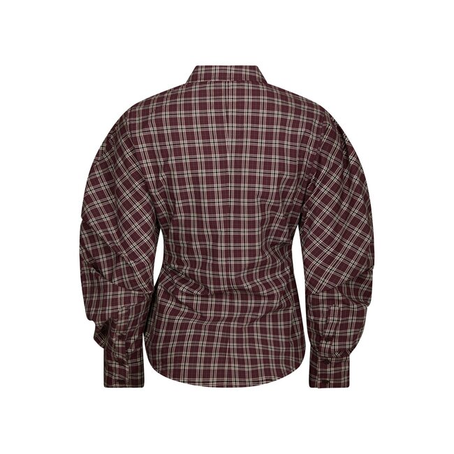 Neo Noir NEOELLA MEDIUM CHECK SHIRT PLUM