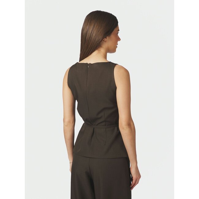 Neo Noir NASSA STRUCTURE TOP DARK BROWN