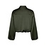 Neo Noir DENIELLE HEAVY SATEEN JACKET DEEP GREEN