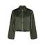 Neo Noir DENIELLE HEAVY SATEEN JACKET DEEP GREEN