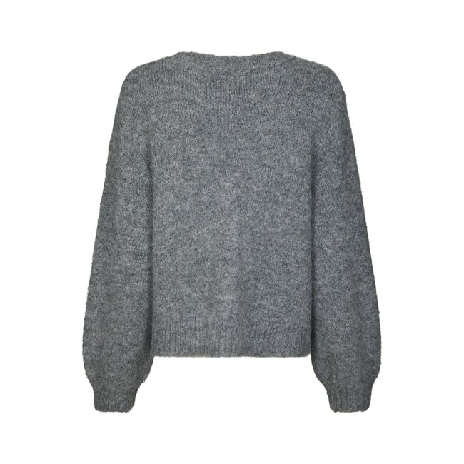 Neo Noir BELENEY SMALL CHECK FLUFF CARD. DARK GREY