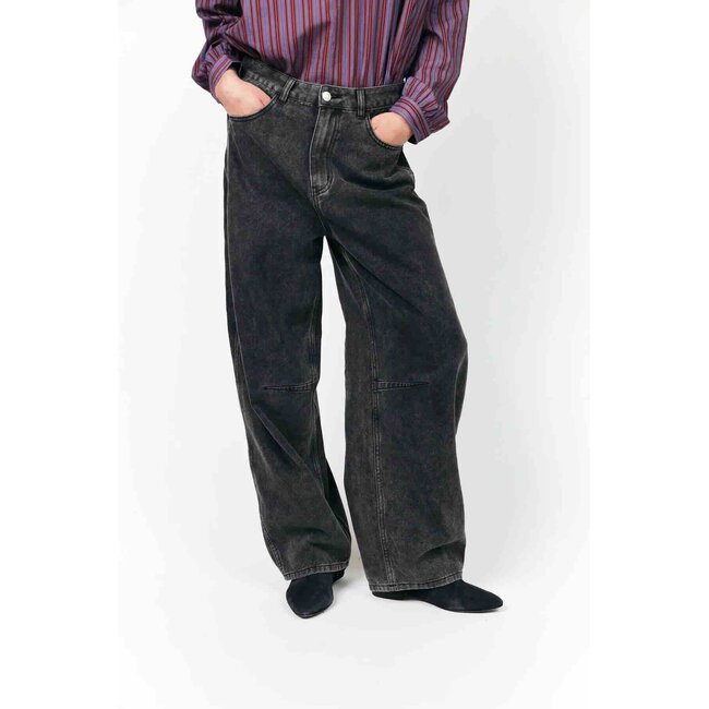 Lollys Laundry AVA JEANS WASHED BLACK