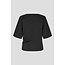 Second Female ARKAI DRAPE TEE BLACK