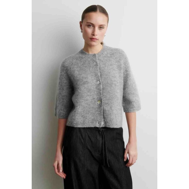 Second Female ANDREA KNIT RIB CARD. LIGHT BEIGE MEL.