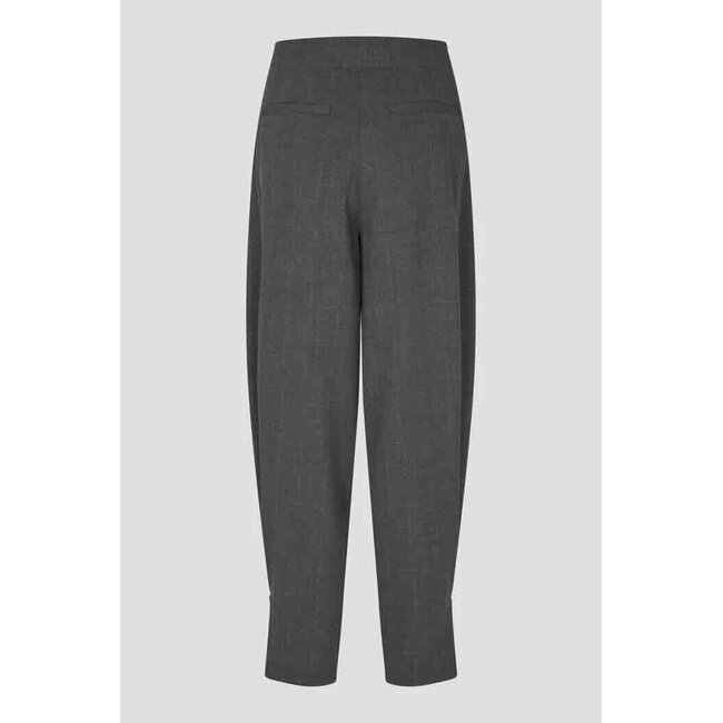 Second Female ANJOU TROUSERS DARK GREY MEL.