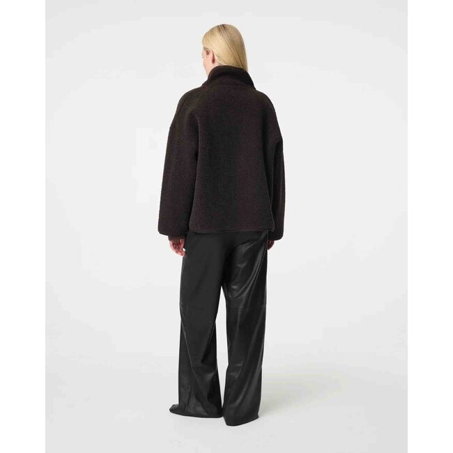KNIT-TED JILL JACKET CHOCO