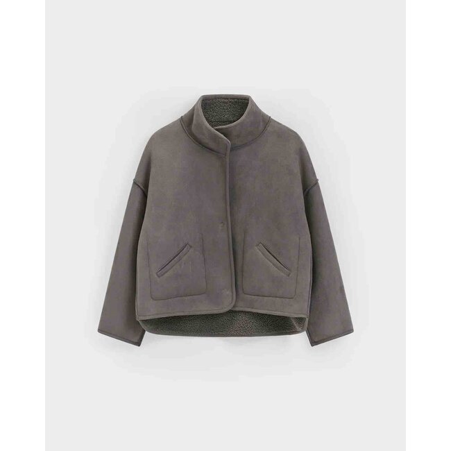 KNIT-TED JILL JACKET WALNUT