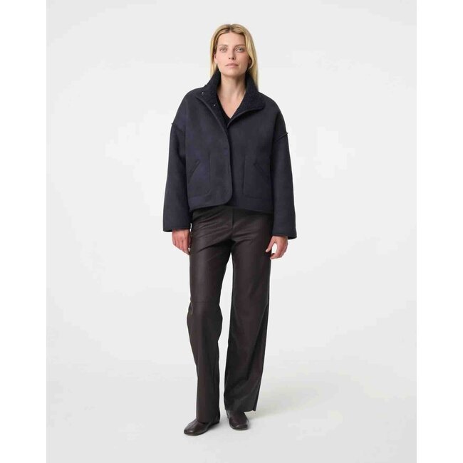 KNIT-TED JILL JACKET NIGHT BLUE