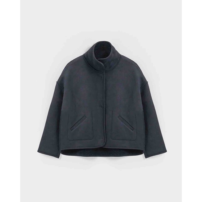 KNIT-TED JILL JACKET NIGHT BLUE