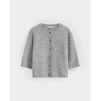 KNIT-TED MEG CARDIGAN GREY MEL.