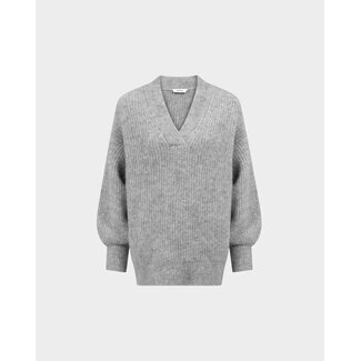 KNIT-TED KYRO PULL GREY MEL.