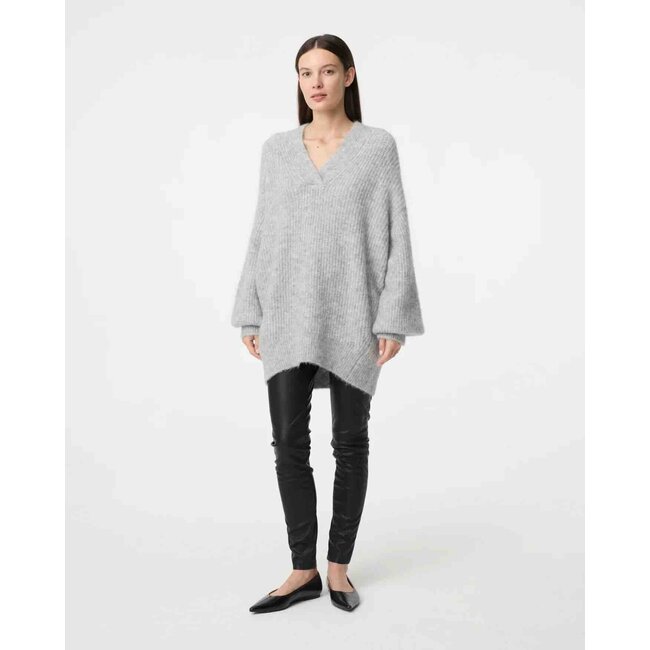 KNIT-TED KYRO PULL GREY MEL.