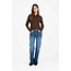 Pieszak BIRKIN JEANS WASH RIVOLI MIDDARK DENIM BLUE