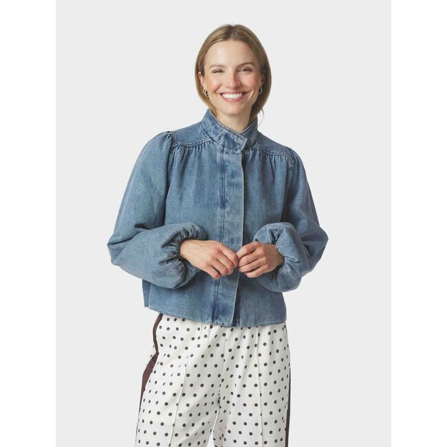 Neo Noir TIRSA DENIM JACKET BLUE