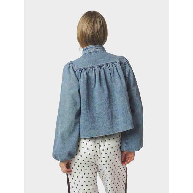 Neo Noir TIRSA DENIM JACKET BLUE