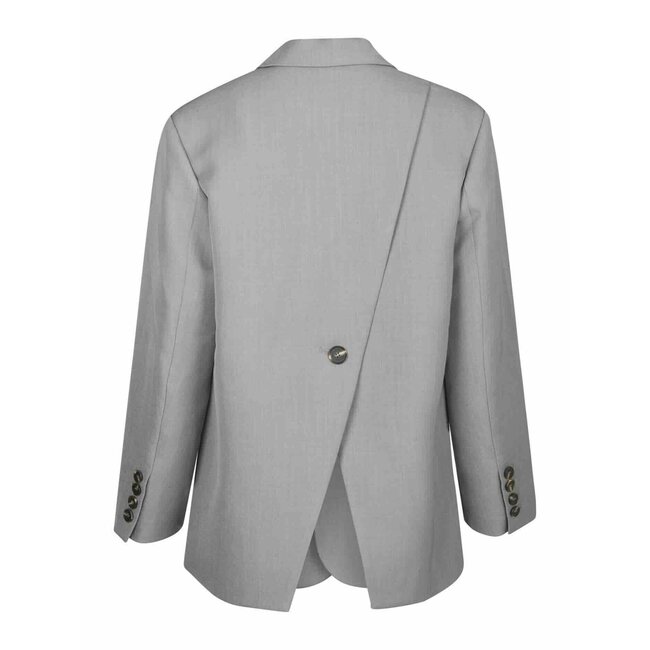Neo Noir AARIELLE STRUCTURE BLAZER GREY MEL.