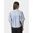 Neo Noir ETTA FLOWER STRIPE SHIRT LIGHT BLUE