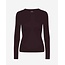 Colorful Standard WOMEN ORGANIC RIB LS T-SHIRT OXBLOOD RED