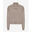 Colorful Standard WOMEN ORGANIC QUARTER ZIP FADED KHAKI