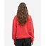 Colorful Standard WOMEN ORGANIC QUARTER ZIP RED TANGERINE