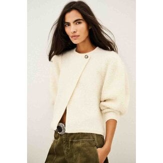 Ba&sh CARDIGAN FIDA ECRU