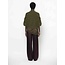 Dante 6 MAHANI CAPE SWEATER OLIJFGROEN
