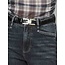 Dante 6 CRACKLE FAUX LEATHER BELT ZWART